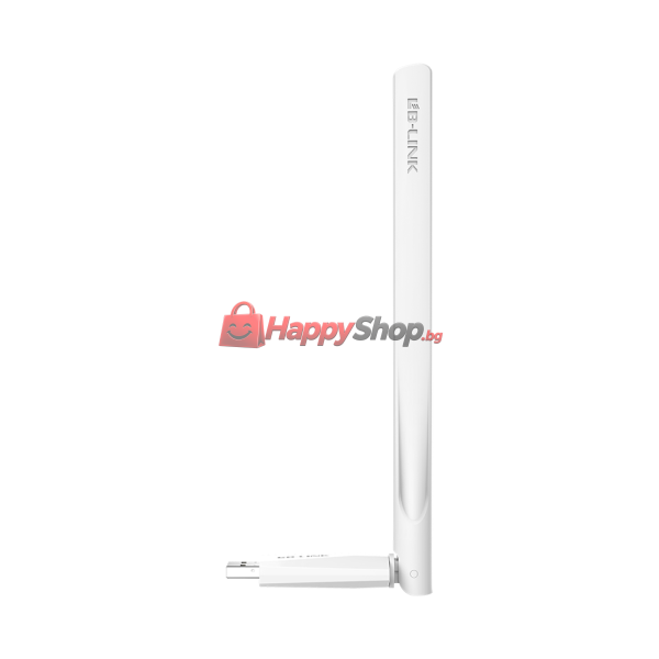 Безжичен мрежов адаптер LB-LINK BL-WDN650A, 650Mbps, 2.4/5Ghz, 6dBi, Бял - 19045
