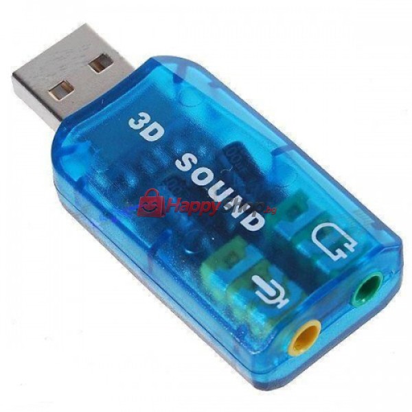 Звукова карта , USB 5.1, 3D sound  - 17009