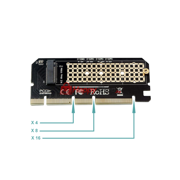 Контролер , PCI-E x4/x8/x16 към M.2 NVMe SSD - 17759