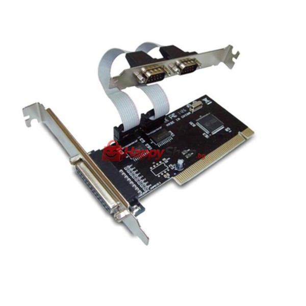 Платка PCI към  Serial + Parallel port, - 17470