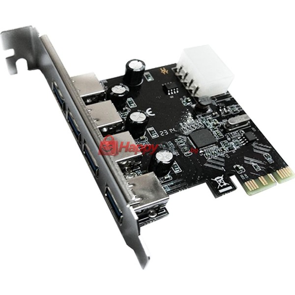 Платка PCI-E към USB 3.0 4 port, -17472