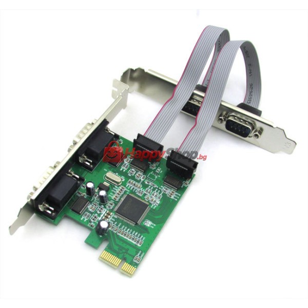 Платка PCI-E към 4 Serial port -17473
