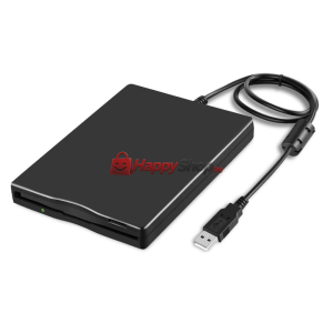 Флопи-дисково устройство , Външно, USB, Черен - 17317