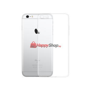 Силиконов гръб , За Apple iPhone 6 Plus, Прозрачен - 51607