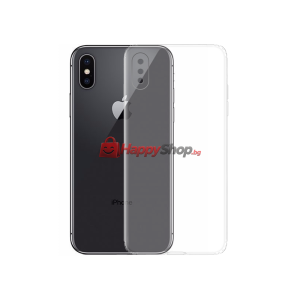 Силиконов гръб , За Apple iPhone X, Прозрачен - 51610