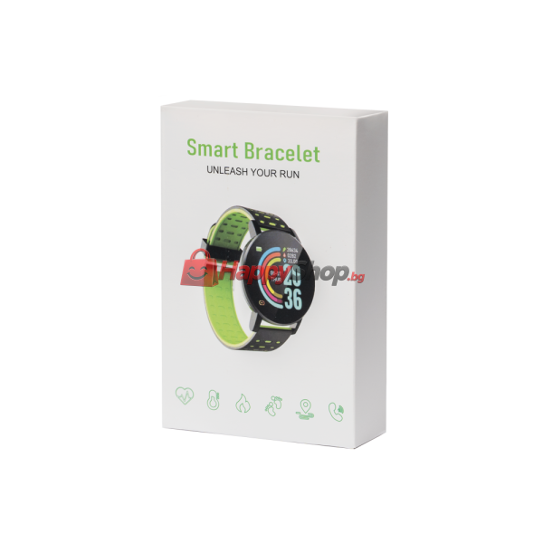 Смарт часовник No brand 119 Plus, 44mm, Bluetooth, IP67