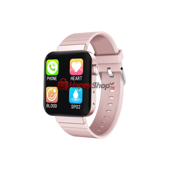 Смарт часовник No brand Mi5, 37mm, Bluetooth разговори, IP67
