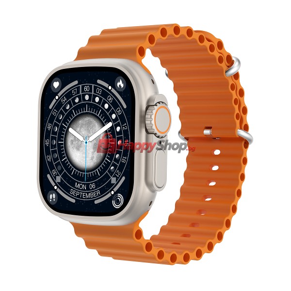Смарт часовник WiWu SW01 Ultra, Златист - 73085