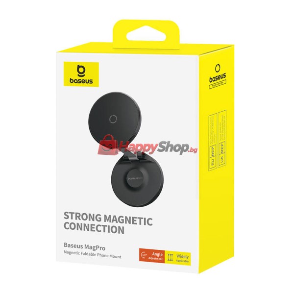 Универсална стойка за телефон Baseus MagPro Magnetic, Черен - 17798