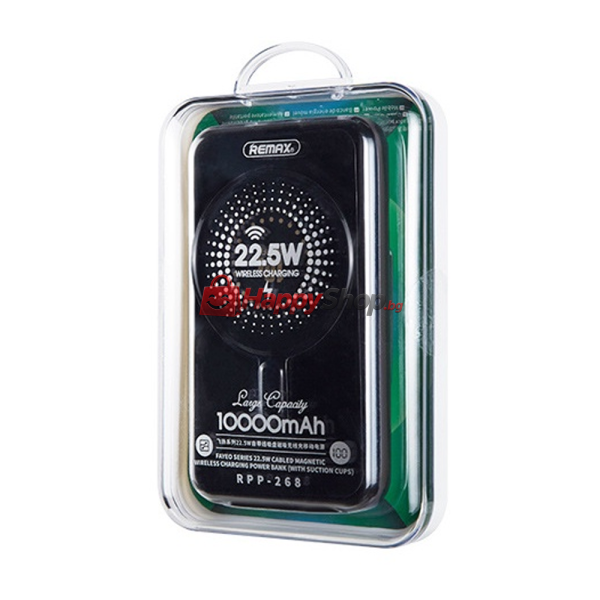 Преносима батерия Remax RPP-268 Fayeo, 10000mAh, 22.5W, Qi, PD, QC, Различни цветове - 87069