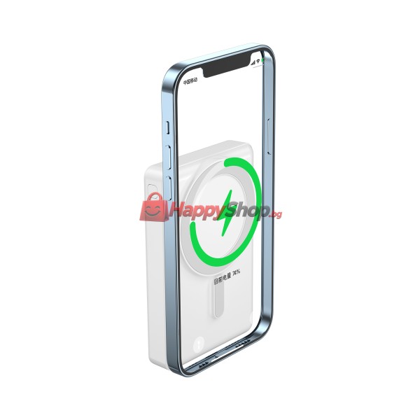 Преносима батерия WiWu JC-20, 10000mAh, 20W, Qi, MagSafe, Различни цветове - 87079