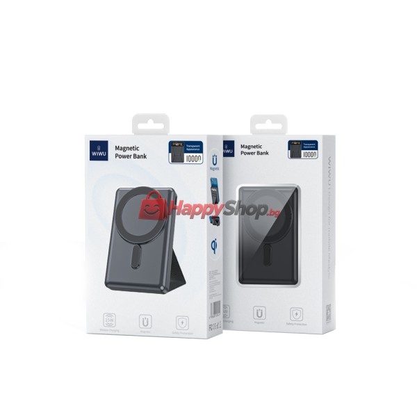 Преносима батерия WiWu JC-20, 10000mAh, 20W, Qi, MagSafe, Различни цветове - 87079