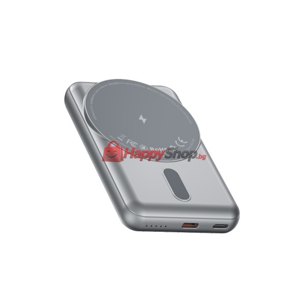 Преносима батерия WiWu PP02, 5000mAh, 20W, Qi, MagSafe, Различни цветове - 87082