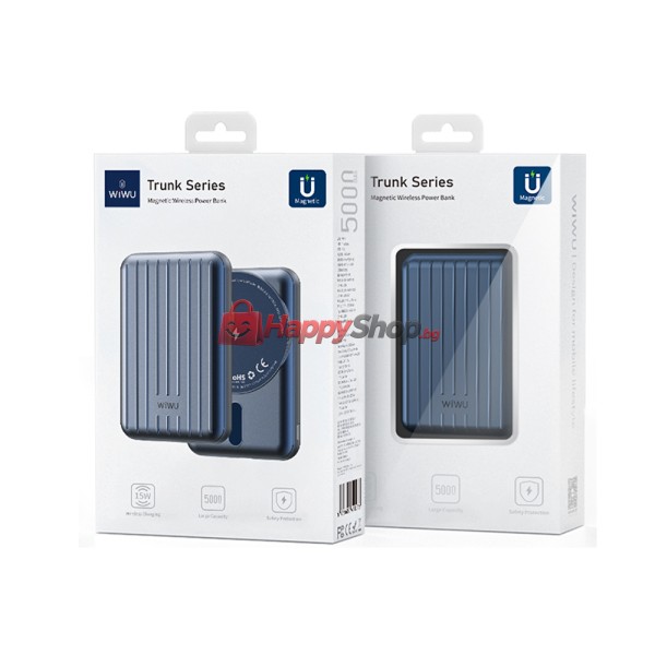 Преносима батерия WiWu PP02, 5000mAh, 20W, Qi, MagSafe, Различни цветове - 87082