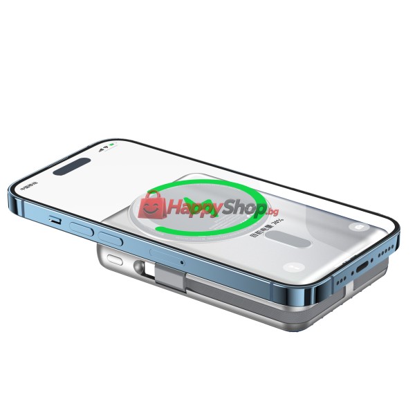 Преносима батерия WiWu PP03, 10000mAh, 22.5W, Qi, MagSafe, Различни цветове - 87083