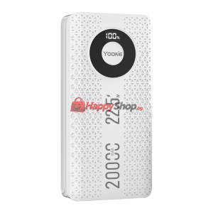 Преносима батерия Yookie YO12, 20000mAh, 22.5W, Бял - 87061