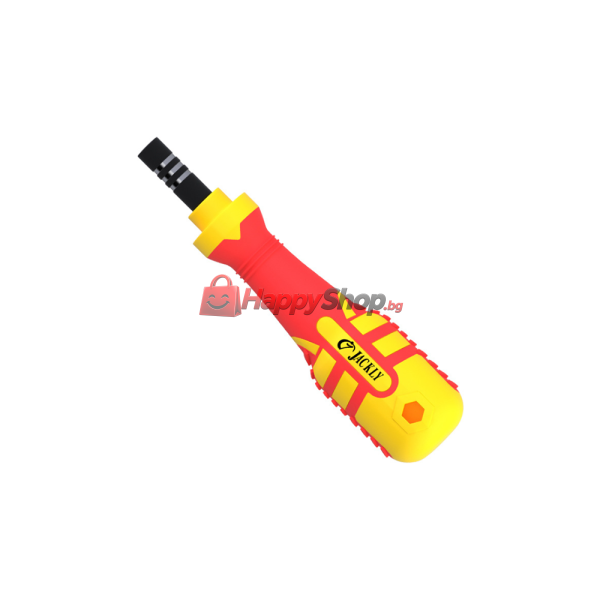 Комплект отвертка и накрайници Jakemy JK-6032-A, 32 Части, CR-V, Жълт - 17627