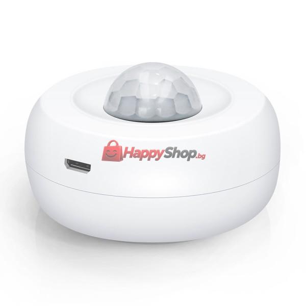 Смарт сензор PST-HW400B, За движение, PIR, 360 градуса, Wi-Fi, Tuya Smart, Бял - 91004