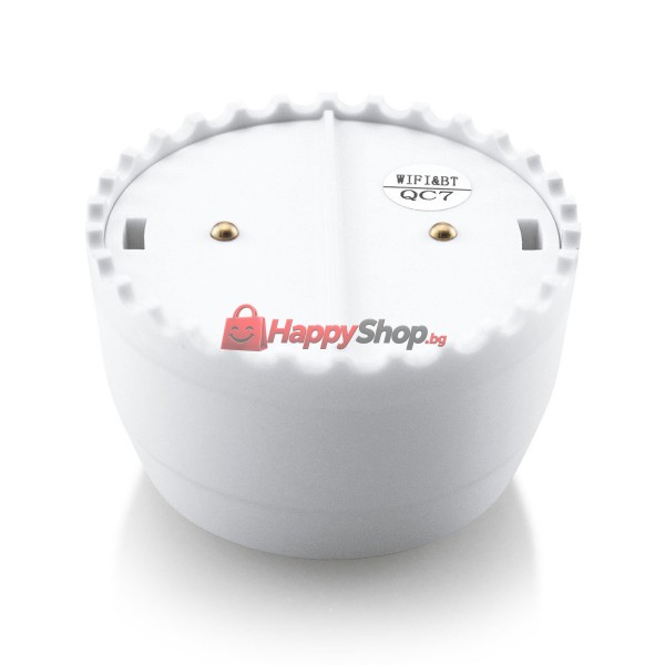Смарт сензор PST-SQ400B, За алармиране при наводнение, Wi-Fi, Tuya Smart, Бял - 91006