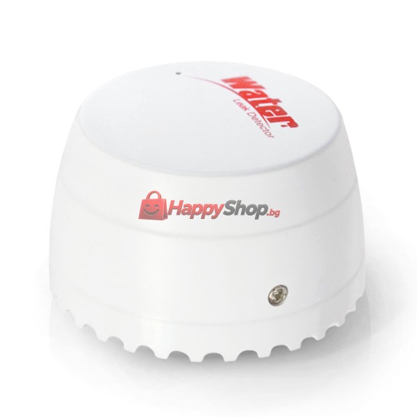 Смарт сензор PST-SQ400B, За алармиране при наводнение, Wi-Fi, Tuya Smart, Бял - 91006