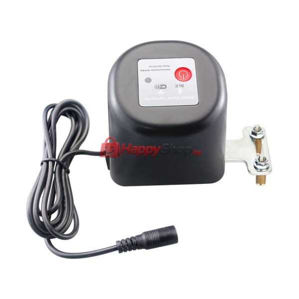 Смарт контролер PST-FM400, За сферичен спирателен кран, Wi-Fi, Tuya Smart, Черен - 91007