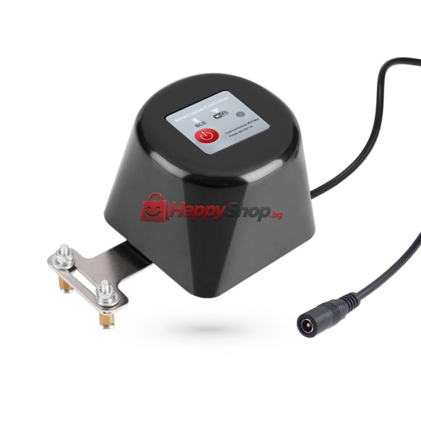 Смарт контролер PST-FM400, За сферичен спирателен кран, Wi-Fi, Tuya Smart, Черен - 91007