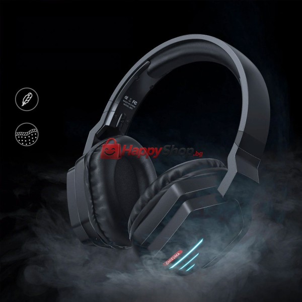 Слушалки с Bluetooth Onikuma B60, Черен - 20778