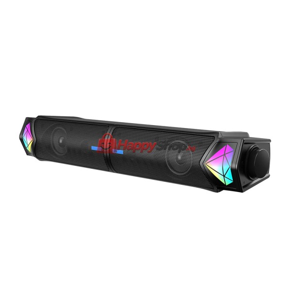 Тонколони Onikuma L1, 2x5W, USB, RGB, Черен - 22272