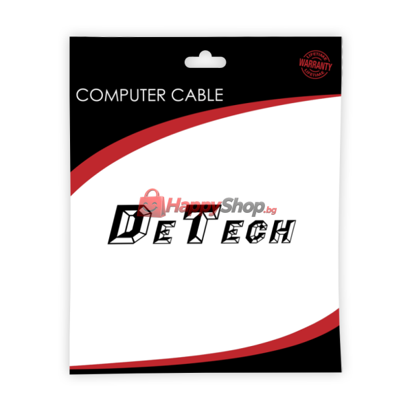 USB хъб DeTech, 7 порта, USB към 7хUSB3.0, Сив - 17848
