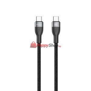 Кабел за данни DeTech DE-C69C, 60W, Type-C - Type-C, PD, 1.0..