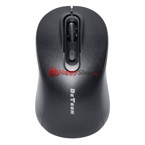 Мишка DeTech D13WBT, Bluetooth, USB, Черен - 783