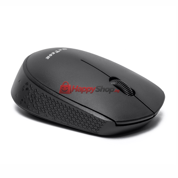 Мишка DeTech D17WL, Безжична, USB, Черен - 787