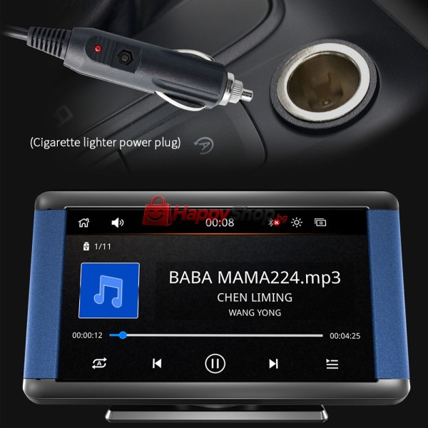 Преносим CarPlay / Android Auto дисплей X300L, 7", За автомобил - 13314