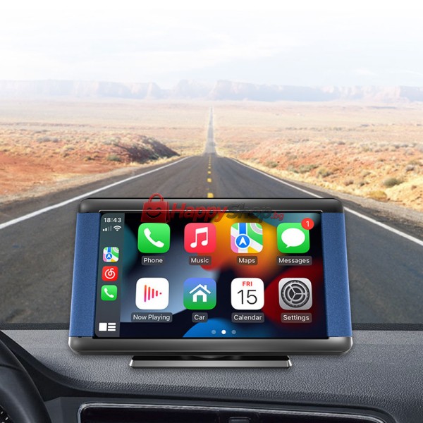 Преносим CarPlay / Android Auto дисплей X300L, 7", За автомобил - 13314