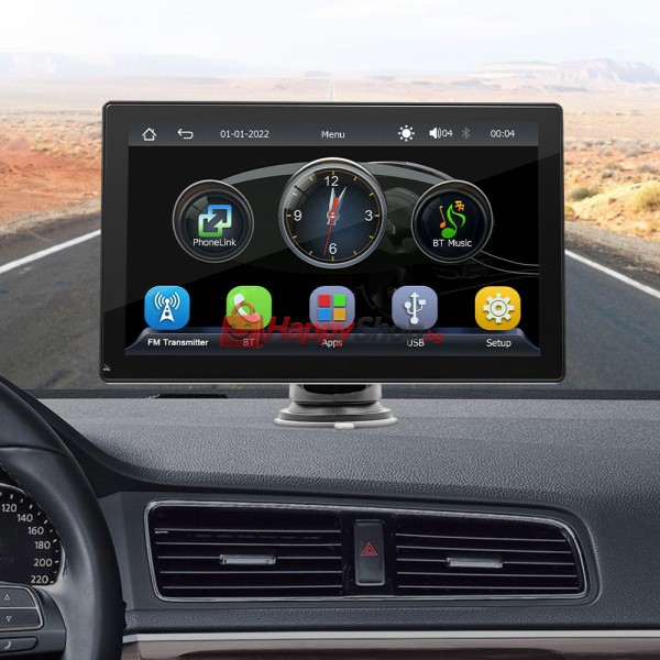 Преносим CarPlay / Android Auto дисплей X5305L, 9", За автомобил - 13315