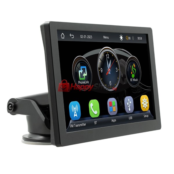 Преносим CarPlay / Android Auto дисплей X5308L, 9", За автомобил - 13317