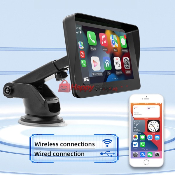 Преносим CarPlay / Android Auto дисплей X5310L, 7", За автомобил - 13313