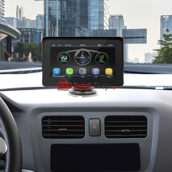 Преносим CarPlay / Android Auto дисплей X5310L, 7", За автомобил - 13313