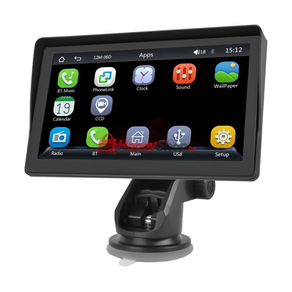 Преносим CarPlay / Android Auto дисплей X5310L, 7", За автомобил - 13313