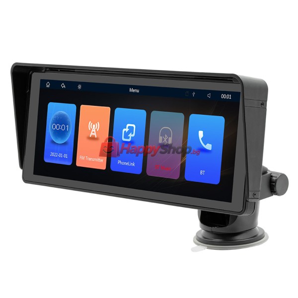 Преносим CarPlay / Android Auto дисплей X5313, 10.26", За кола - 13318