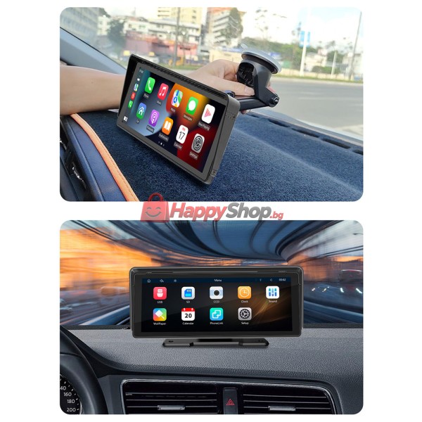 Преносим CarPlay / Android Auto дисплей X5313, 10.26", За кола - 13318