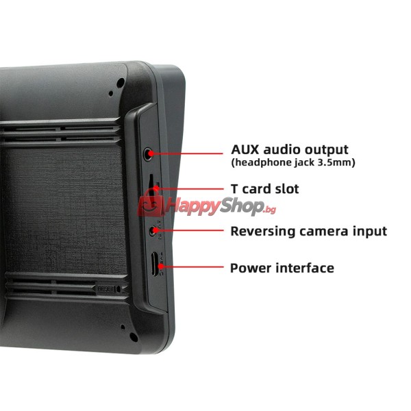Преносим CarPlay / Android Auto дисплей , X5570R-L, 7", За автомобил - 13326