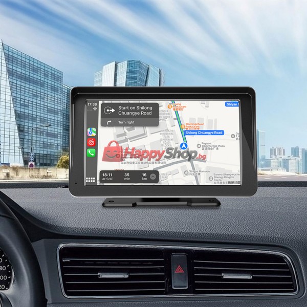 Преносим CarPlay / Android Auto дисплей , X5570R-L, 7", За автомобил - 13326