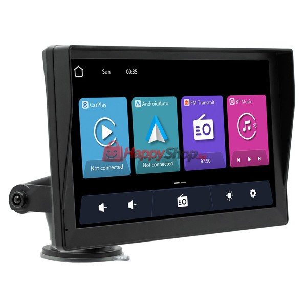 Преносим CarPlay / Android Auto дисплей , X5590R, 9", За автомобил - 13321