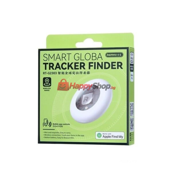 Смарт устройство Remax RT-G2303, Anti-Lost Tracker, Бял - 17958