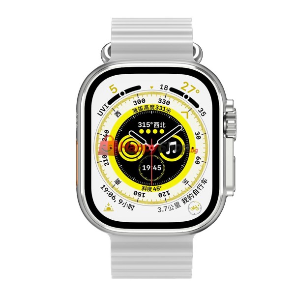 Смарт часовник Aurafit AM08 ultra 2, Amoled, Сребрист - 73134