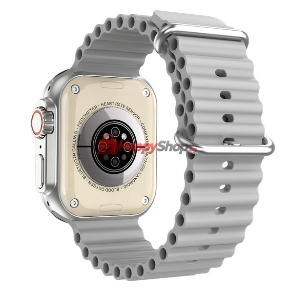 Смарт часовник Aurafit AM08 ultra 2, Amoled, Сребрист - 73134