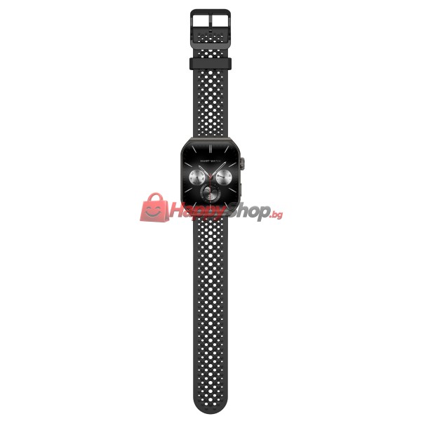 Смарт часовник Aurafit AM10B, Amoled, Черен - 73132
