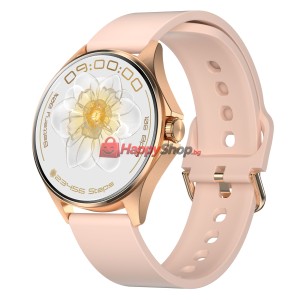 Смарт часовник Aurafit AM12, Amoled, Златист - 73131