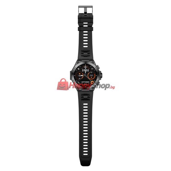 Смарт часовник Aurafit AM18, Amoled, Черен - 73129